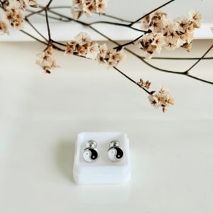 Aros abridores de acero, yin-yang.