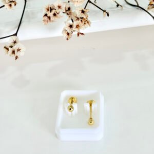 Aros abridores de acero dorado. N° 2
