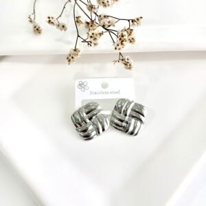 Aros de acero cuadrados con pasantes. 2.5 cm.