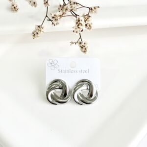 Aros de acero con pasantes. 2 cm.