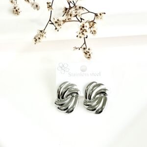 Aros de acero con pasantes. 3 cm. de largo.