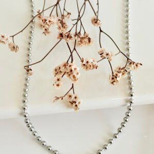 Cadena de acero con pelotitas. 4.0mm x 50 cm.