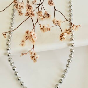 Cadena de acero con pelotitas. 5.0mm x 45 cm.