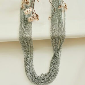 Cadena de acero, pack x 12 u. 0.5mm x 55 cm.