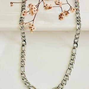 Cadena de acero con eslabones 3x1. 1.4mm x 55 cm.