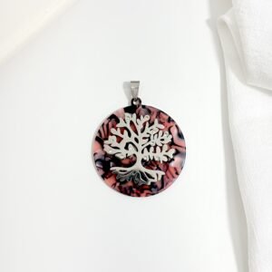 Dije árbol de la vida con strass.