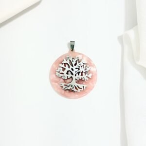 Dije árbol de la vida con strass.