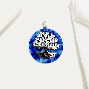 Dije árbol de la vida con strass.