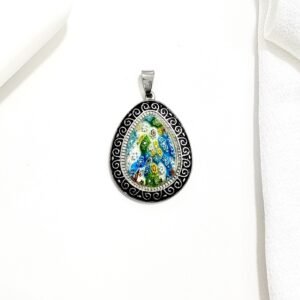 Dije forma de gota. Murano.