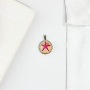 Dije estrella de mar, resina. Inflado.