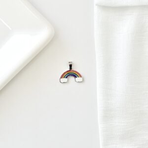 Dije arco iris esmaltado