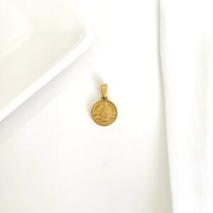 Dije virgen del Valle dorado, mini.