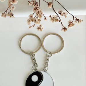 Llavero para compratir, yin-yang.