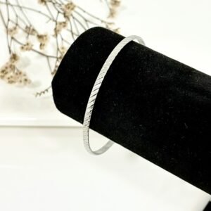 Pulsera acero esclava labrada. x65mm.
