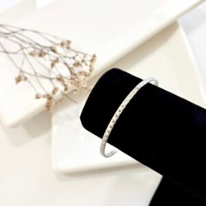 Pulsera acero esclava labrada. x65mm.