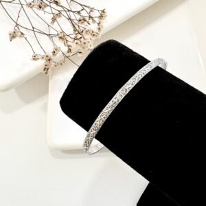 Pulsera acero esclava labrada. x65mm.