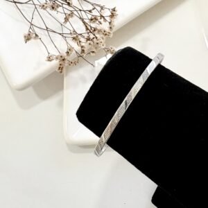 Pulsera acero esclava labrada. x65mm.