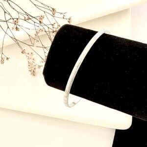 Pulsera acero esclava labrada. 65mm.