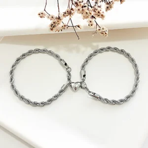 Pulsera acero para compratir.