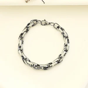 Pulsera acero. x 19 cm.