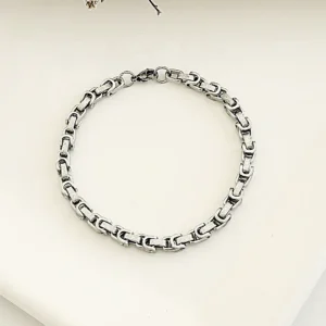 Pulsera acero. x22 cm.
