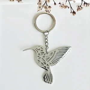 Llavero de colibrí.