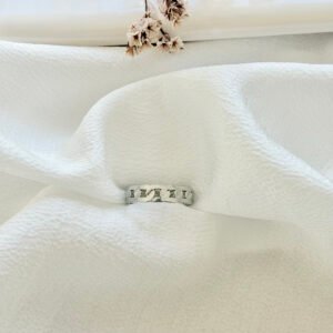 Anillo regulable de acero.