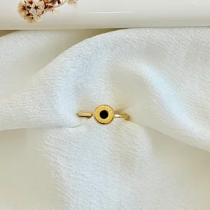 Anillo de acero dorado, BVULGARI.
