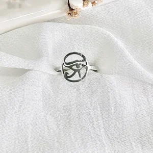 Anillo de acero, ojo de horus.