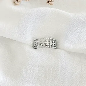 Anillo regulable de acero.