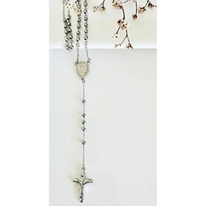 Rosario de acero. 129-4 / 3mm.