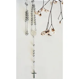 Rosario de acero. 3mm.